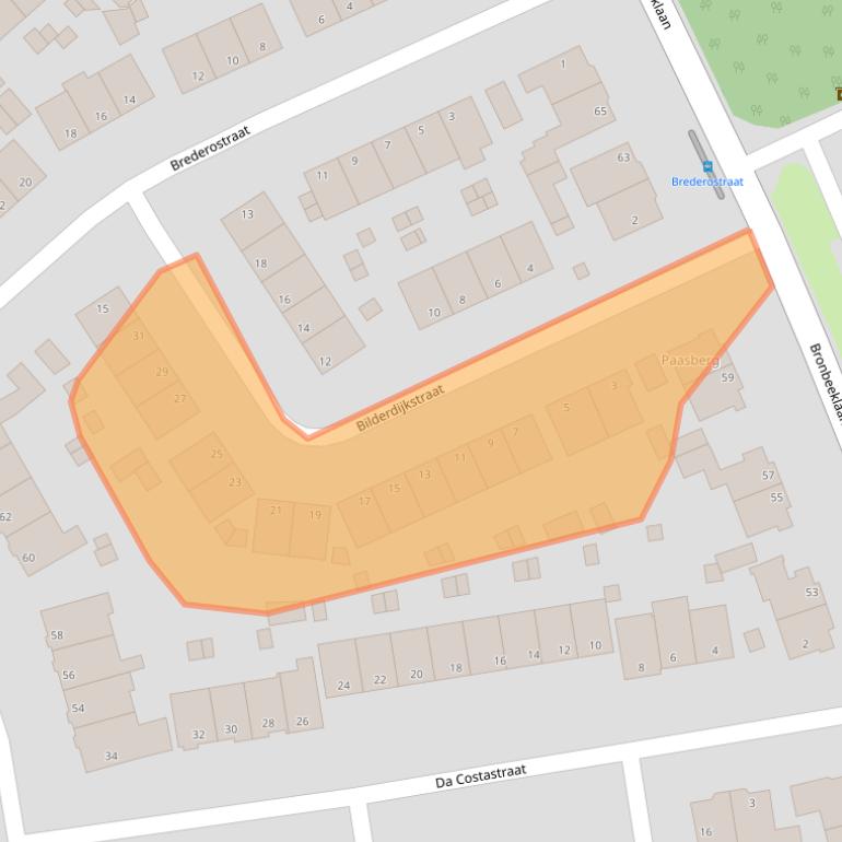 Kaart van postcodegebied 6824NW.