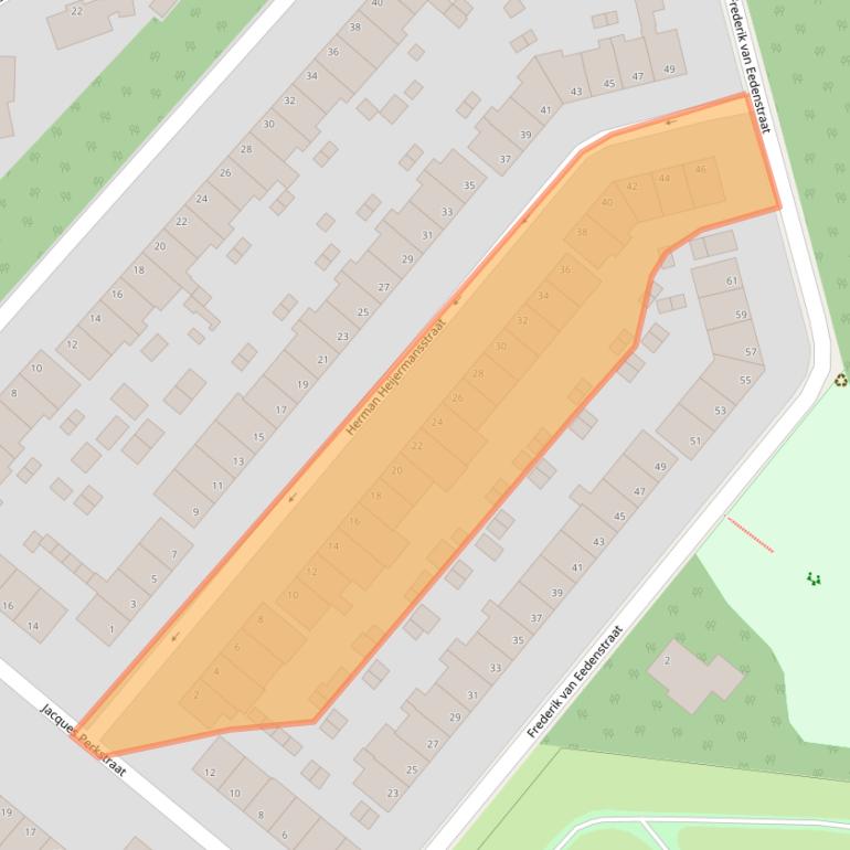 Kaart van postcodegebied 6824PR.