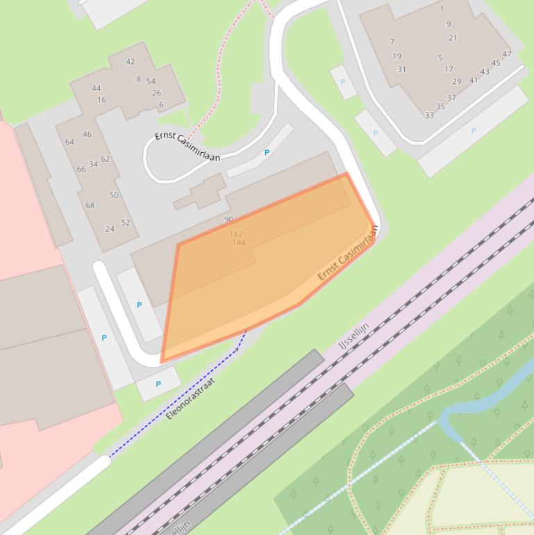 Kaart van postcodegebied 6824SE.