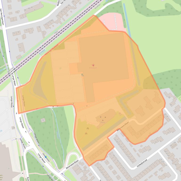 Kaart van postcodegebied 6825AE.