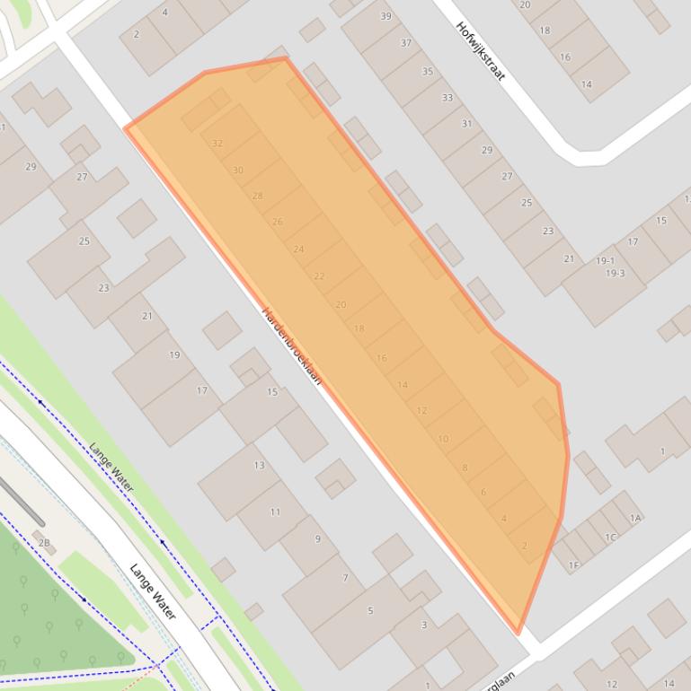 Kaart van postcodegebied 6825AH.