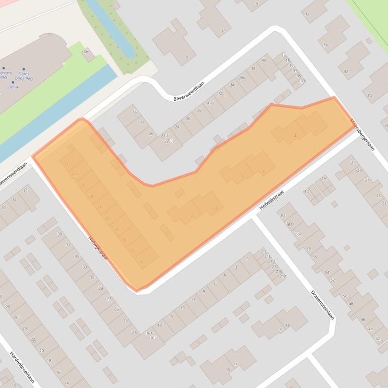 Kaart van postcodegebied 6825AL.