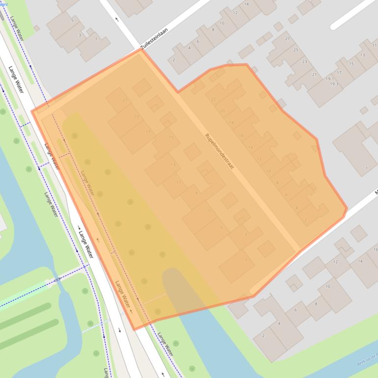 Kaart van postcodegebied 6825AT.