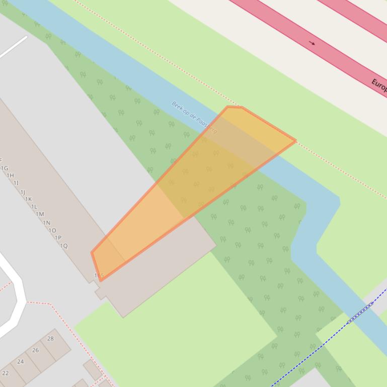 Kaart van postcodegebied 6825CG.