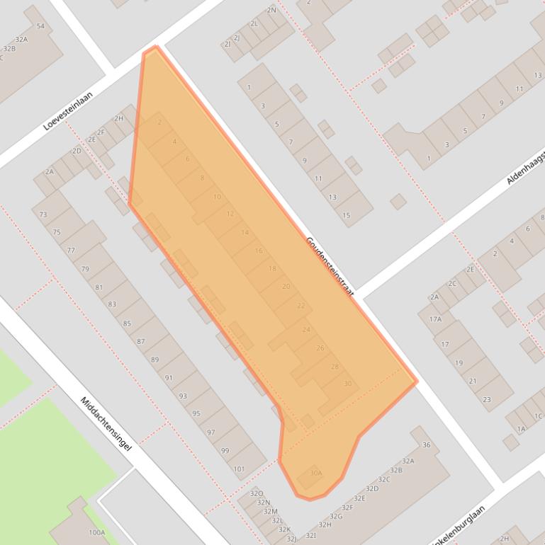 Kaart van postcodegebied 6825CR.