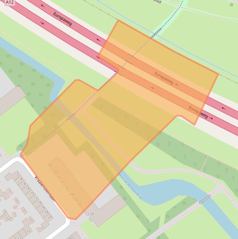 Kaart van postcodegebied 6825DA.