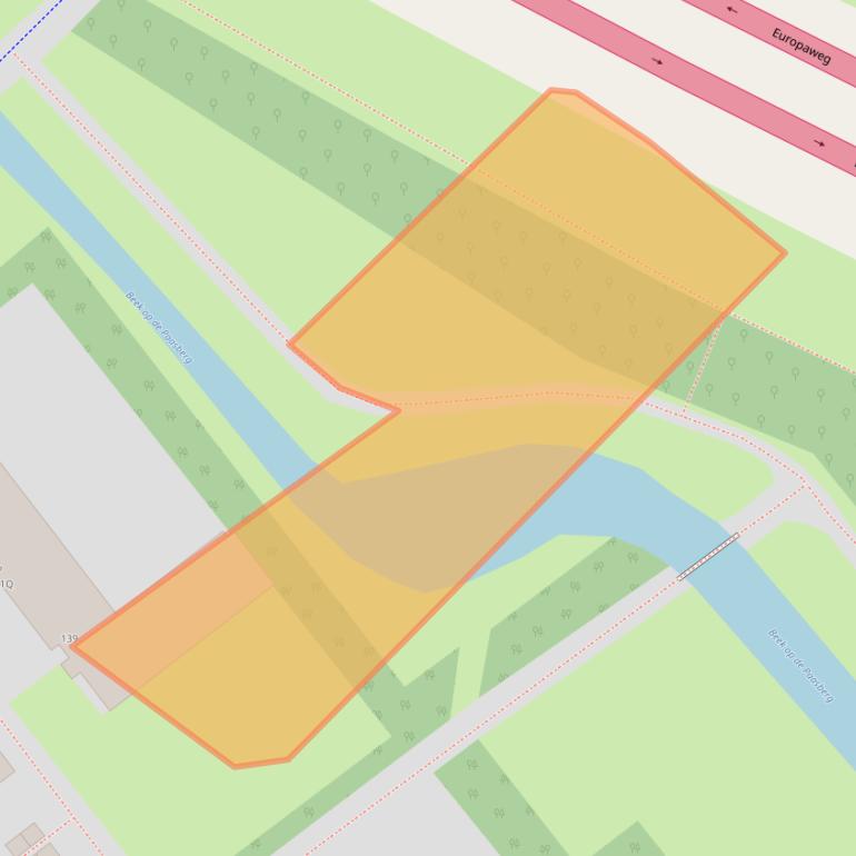 Kaart van postcodegebied 6825DC.