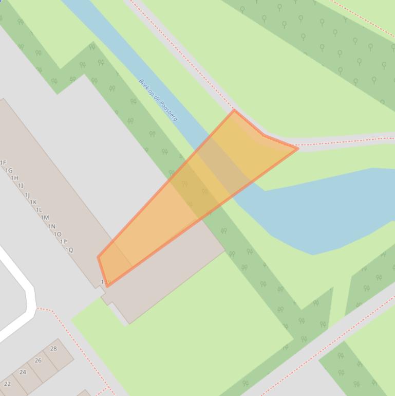 Kaart van postcodegebied 6825DE.