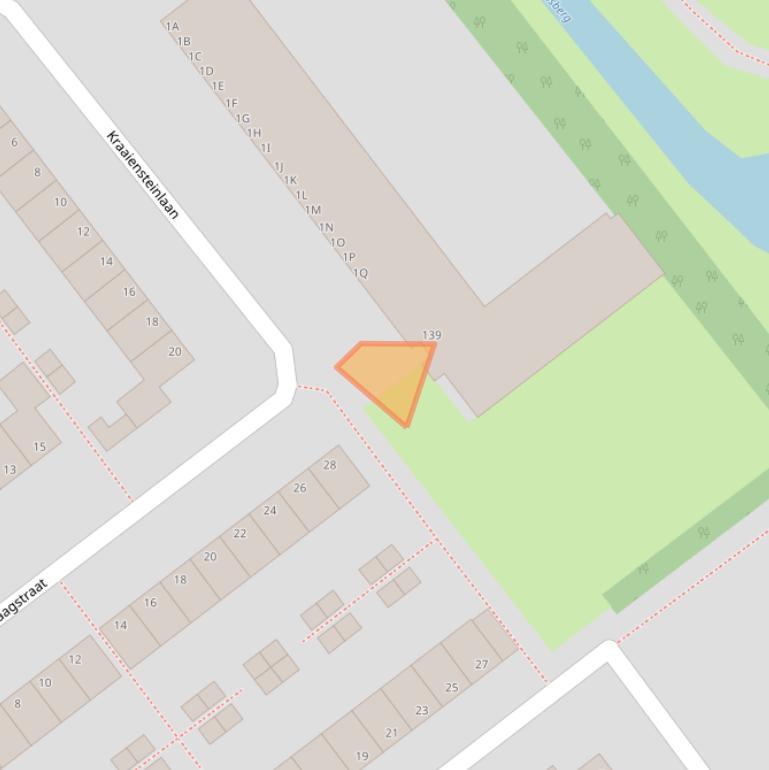 Kaart van postcodegebied 6825DG.