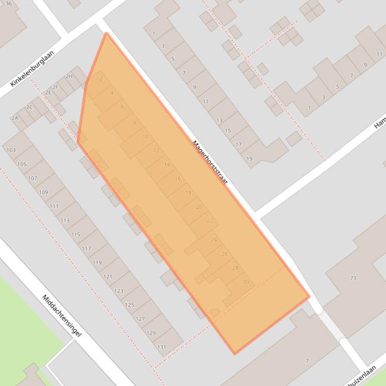 Kaart van postcodegebied 6825DL.