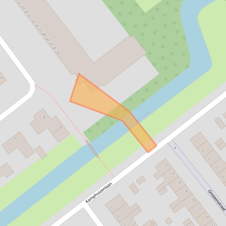 Kaart van postcodegebied 6825DV.