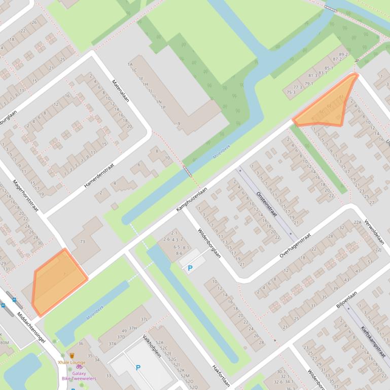 Kaart van postcodegebied 6825EA.