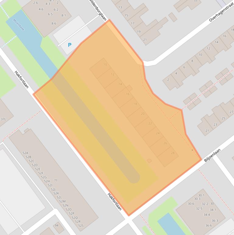 Kaart van postcodegebied 6825GC.