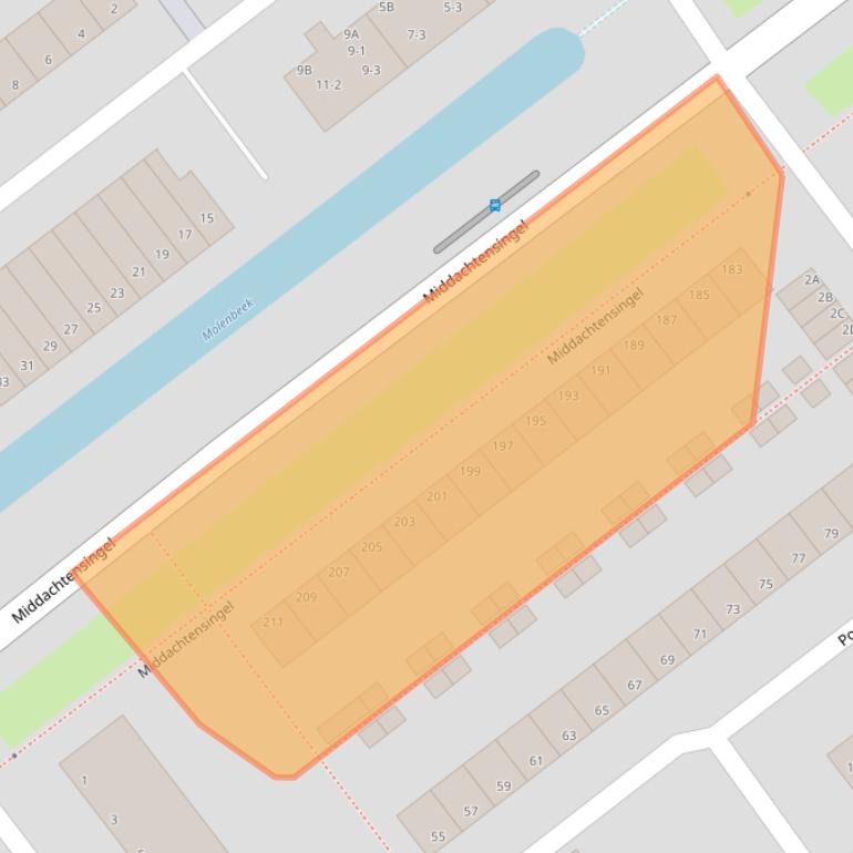 Kaart van postcodegebied 6825HM.