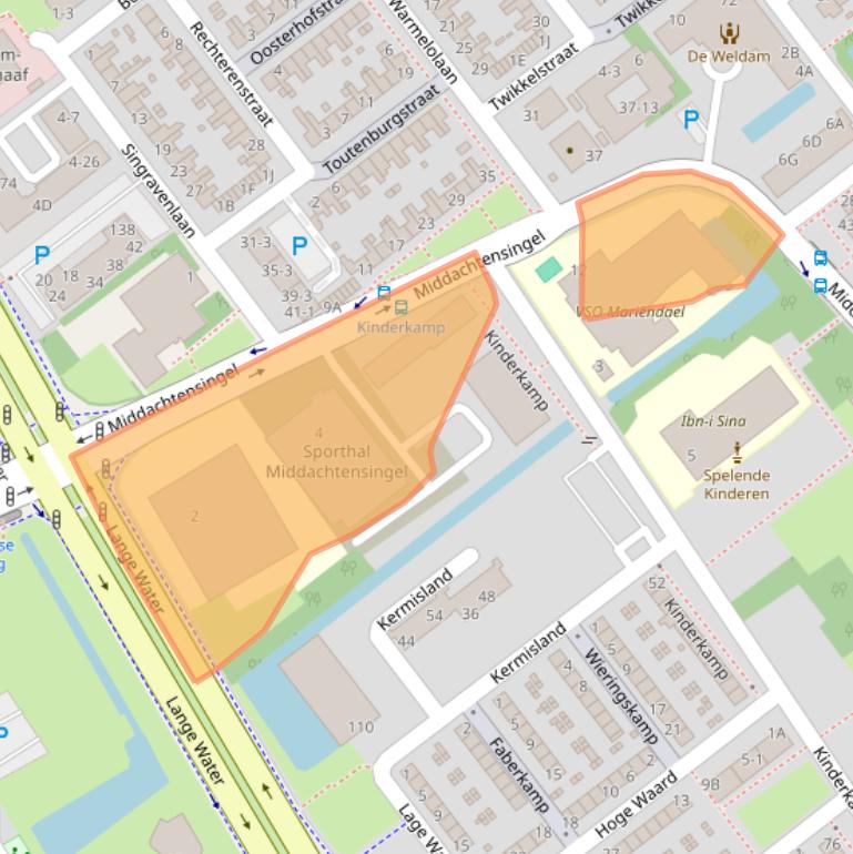 Kaart van postcodegebied 6825HN.