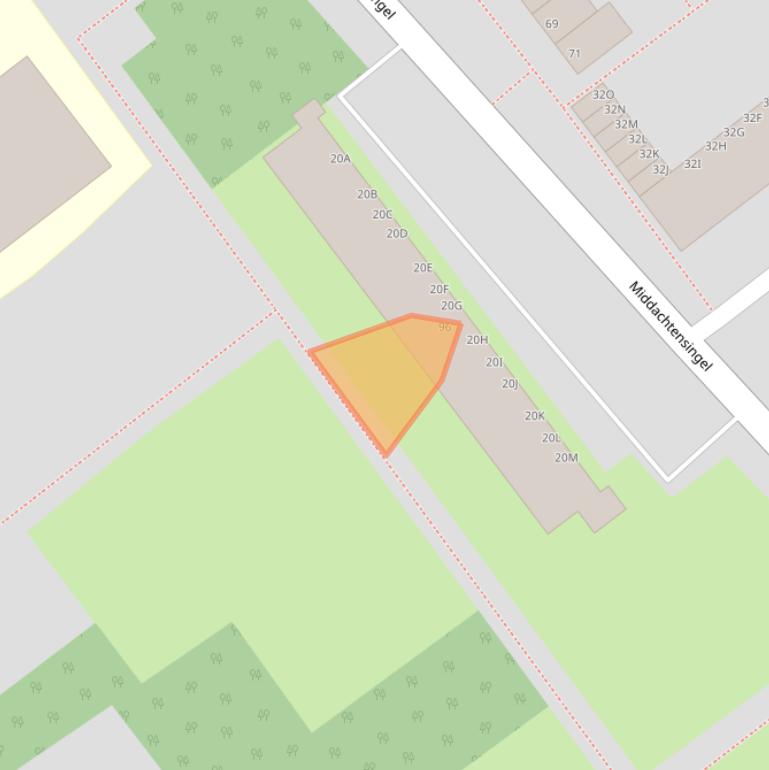 Kaart van postcodegebied 6825HR.