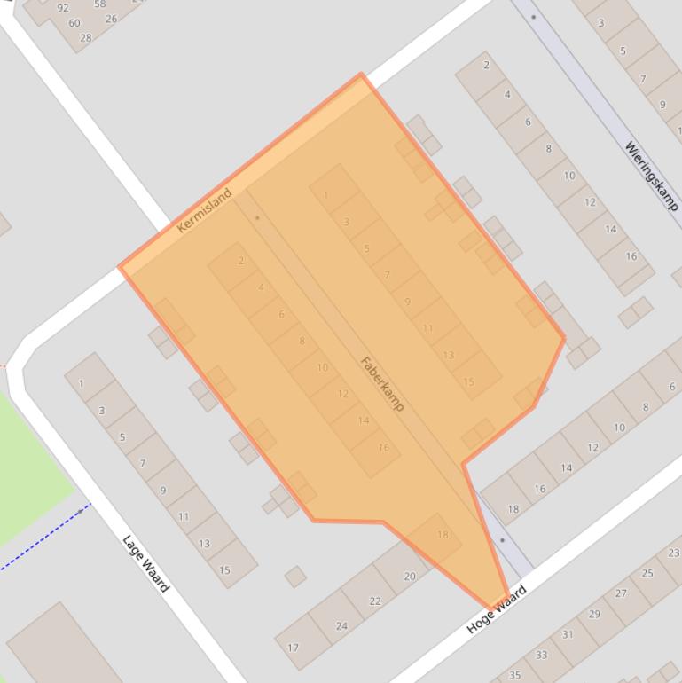 Kaart van postcodegebied 6825JE.