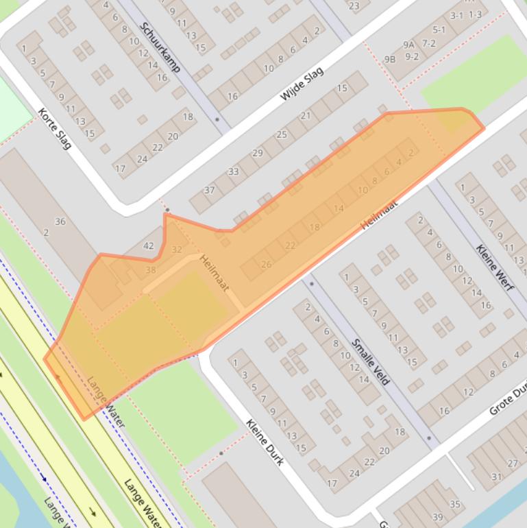 Kaart van postcodegebied 6825KA.