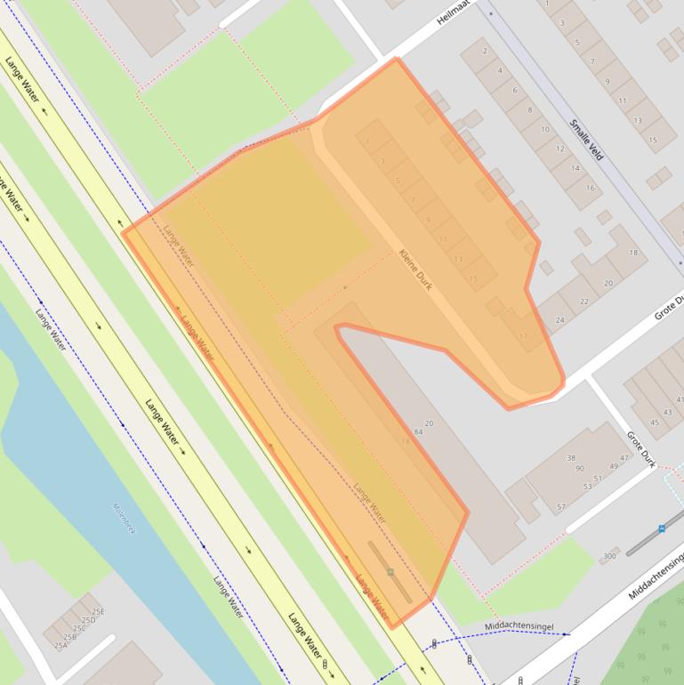 Kaart van postcodegebied 6825KD.