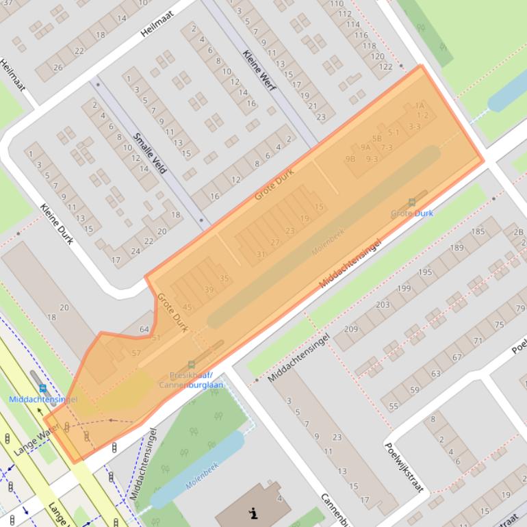 Kaart van postcodegebied 6825KH.