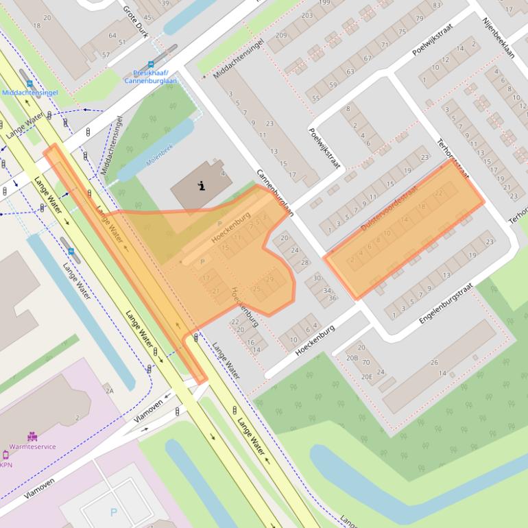 Kaart van postcodegebied 6825KM.