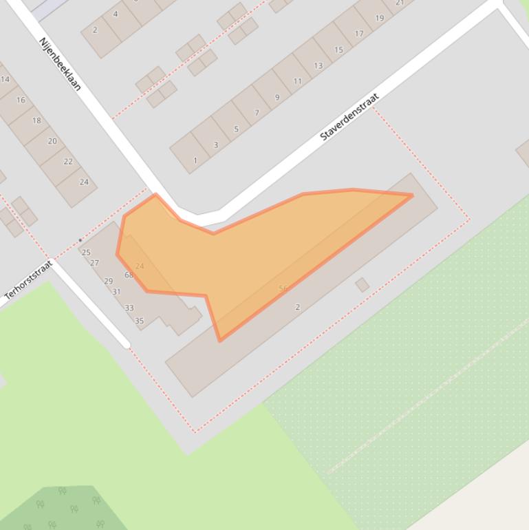 Kaart van postcodegebied 6825LB.