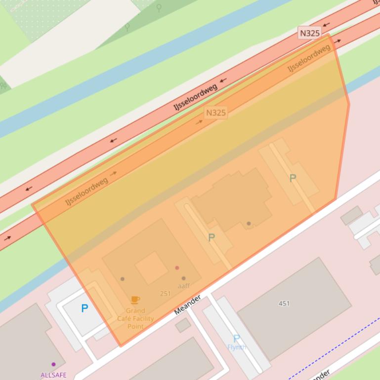 Kaart van postcodegebied 6825MC.