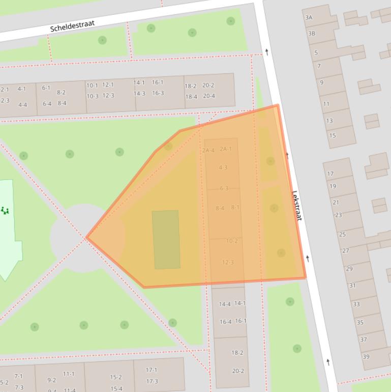 Kaart van postcodegebied 6826AH.