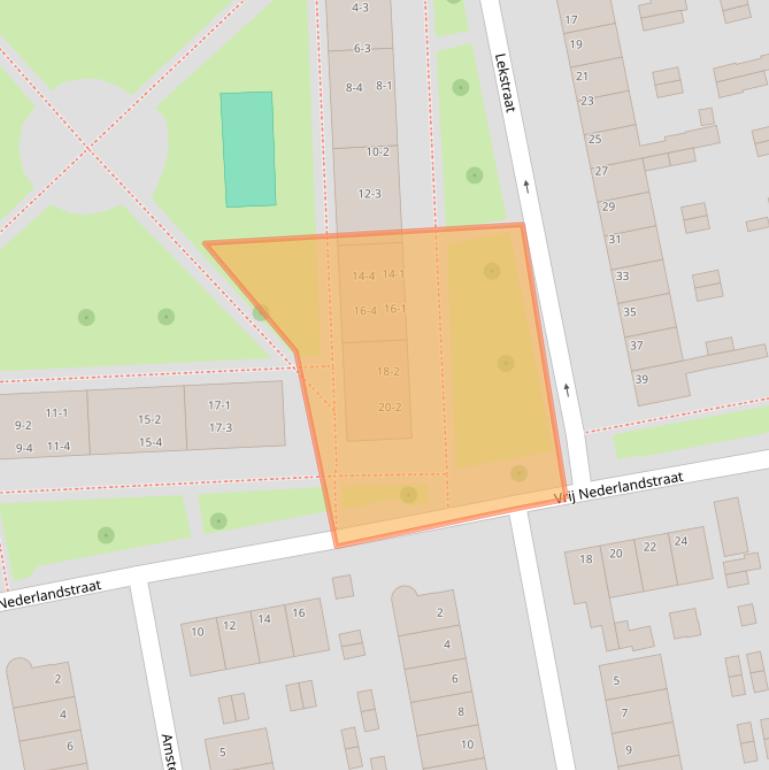 Kaart van postcodegebied 6826AJ.