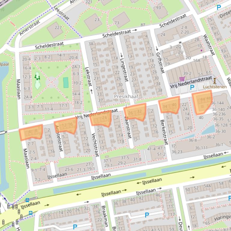 Kaart van postcodegebied 6826AX.