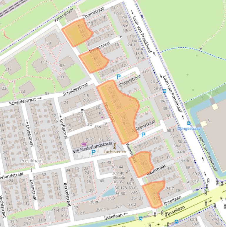 Kaart van postcodegebied 6826BM.