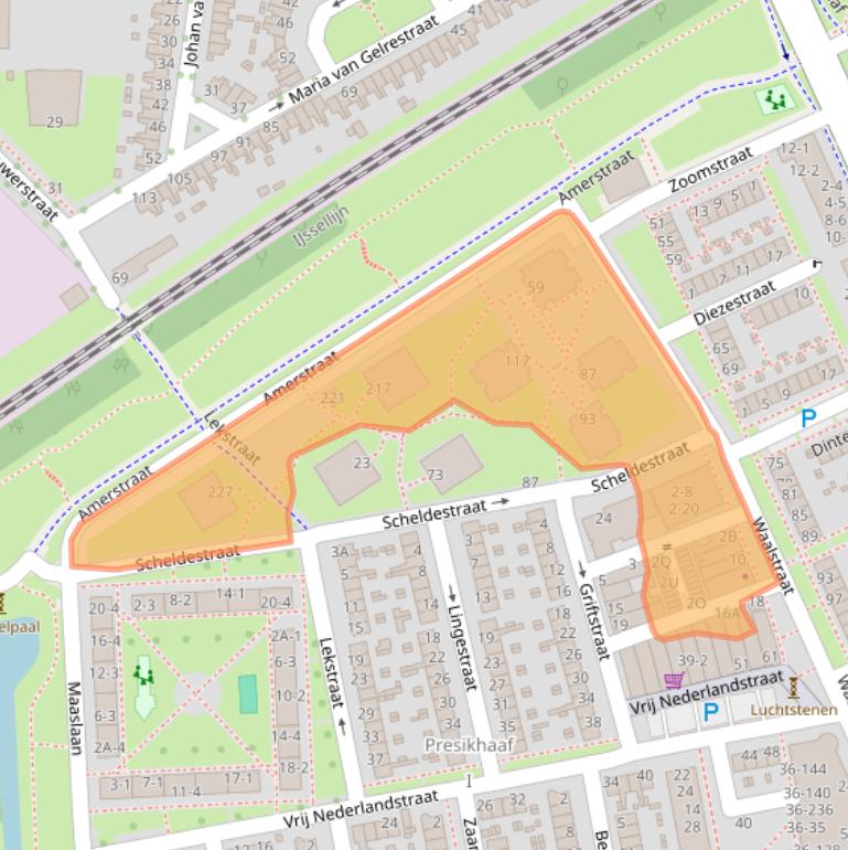 Kaart van postcodegebied 6826BN.