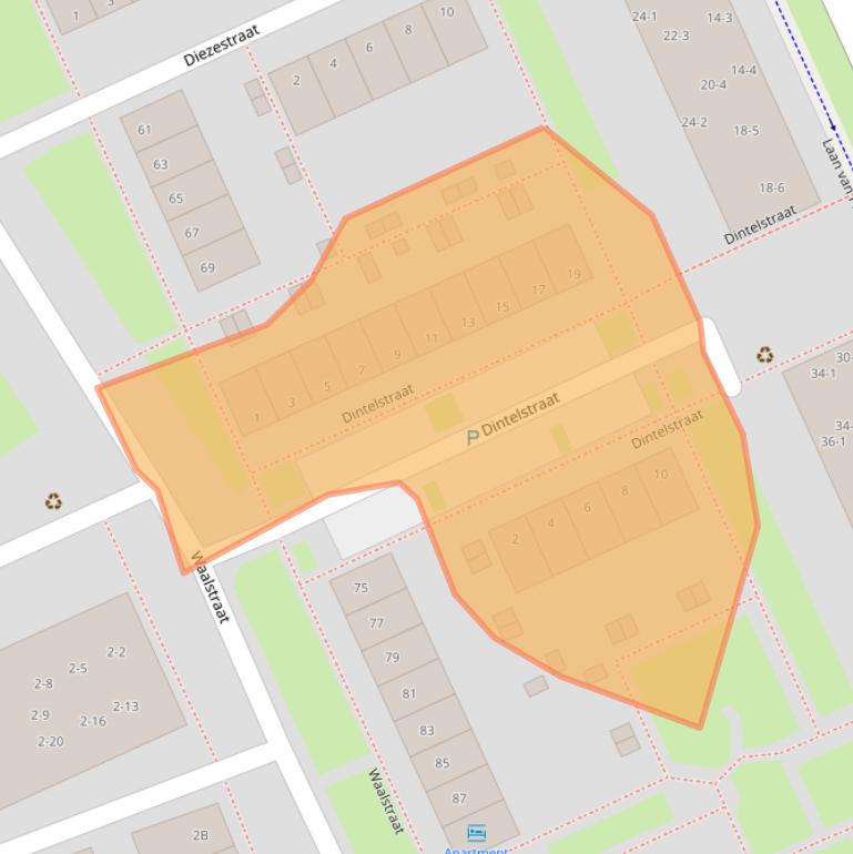 Kaart van postcodegebied 6826BW.