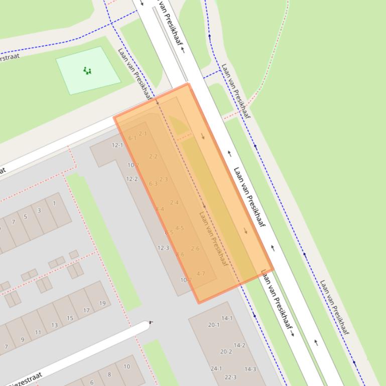 Kaart van postcodegebied 6826CD.