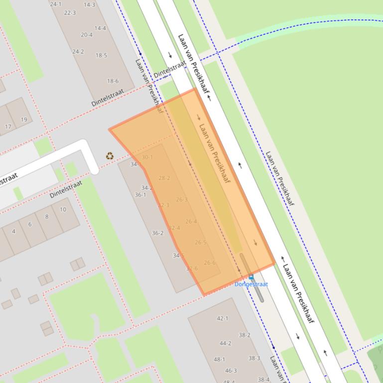 Kaart van postcodegebied 6826CH.