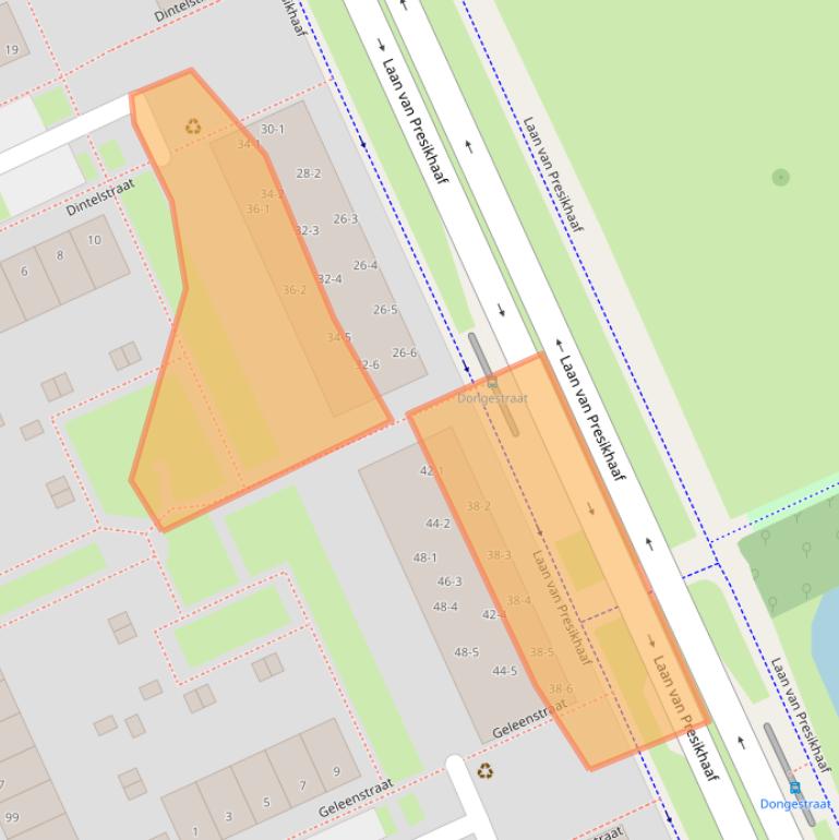 Kaart van postcodegebied 6826CJ.