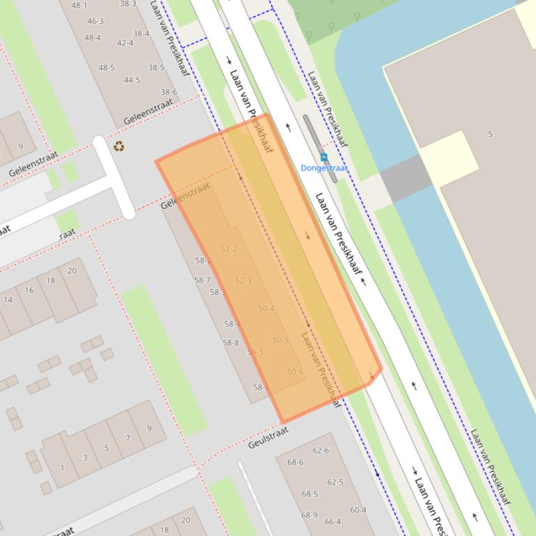 Kaart van postcodegebied 6826CL.