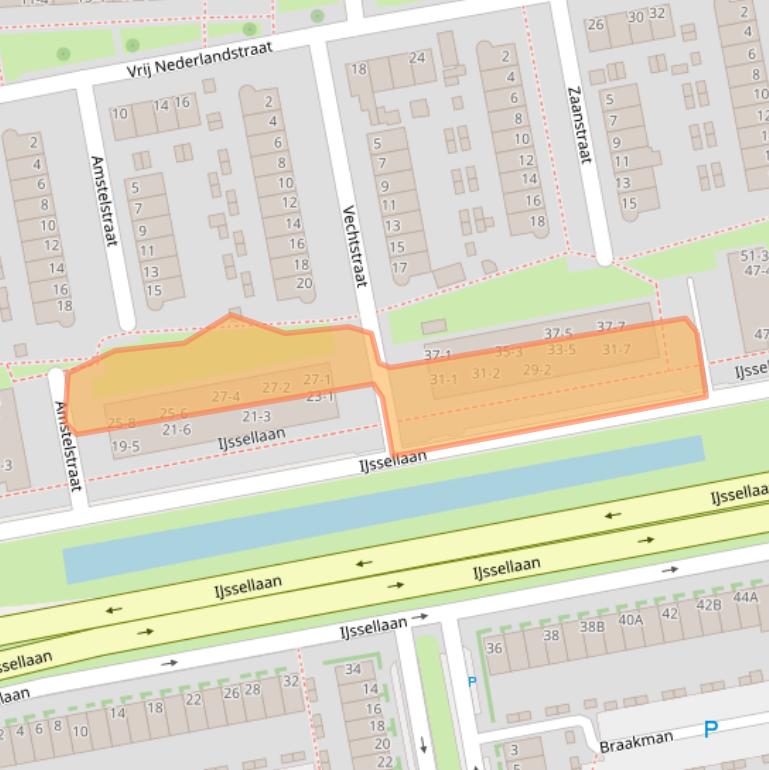 Kaart van postcodegebied 6826DG.