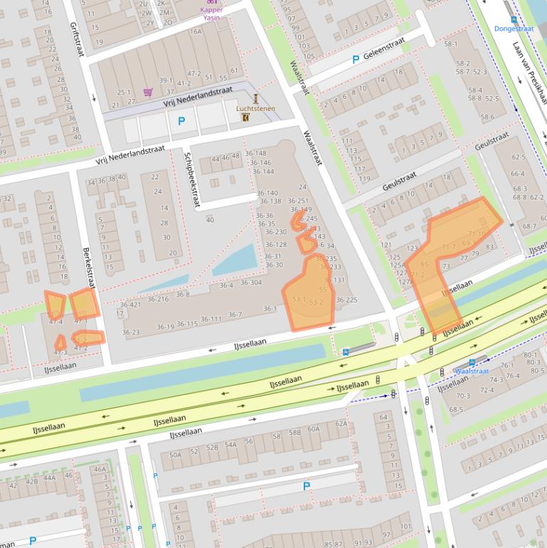 Kaart van postcodegebied 6826DJ.