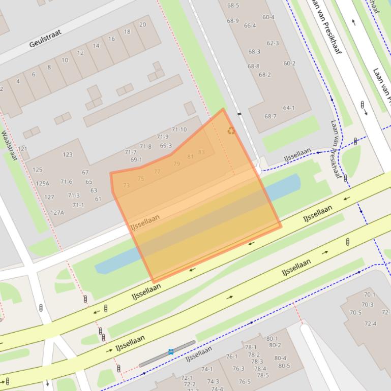 Kaart van postcodegebied 6826DL.