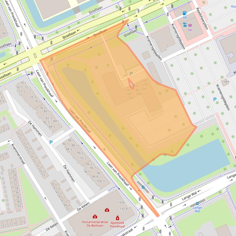 Kaart van postcodegebied 6826DX.