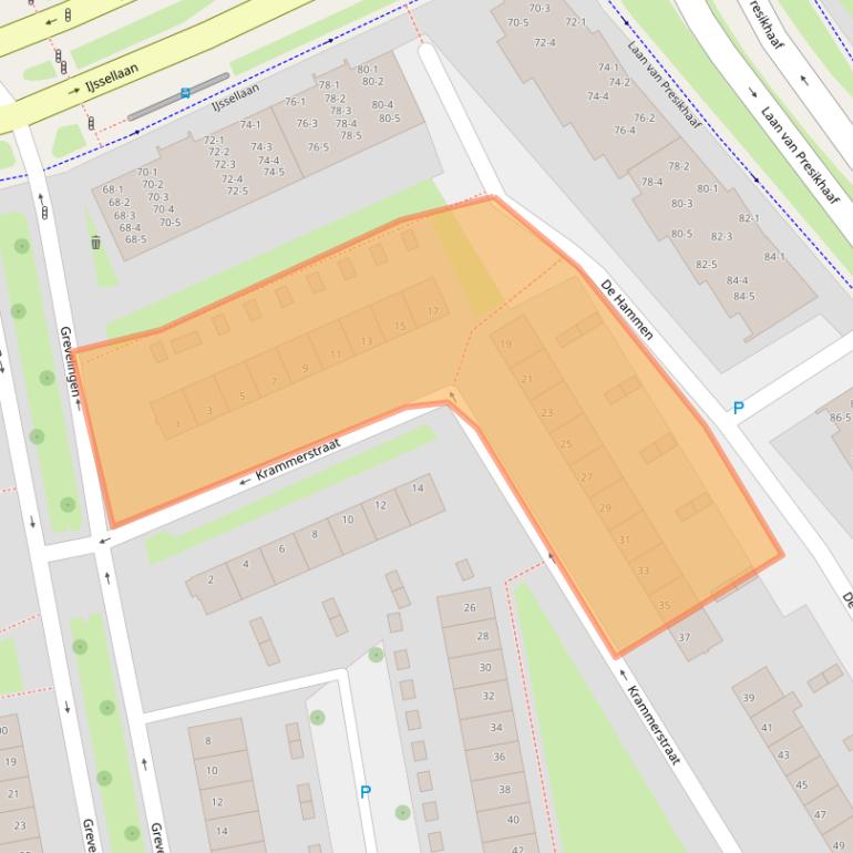 Kaart van postcodegebied 6826EJ.