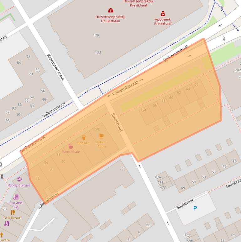 Kaart van postcodegebied 6826GN.