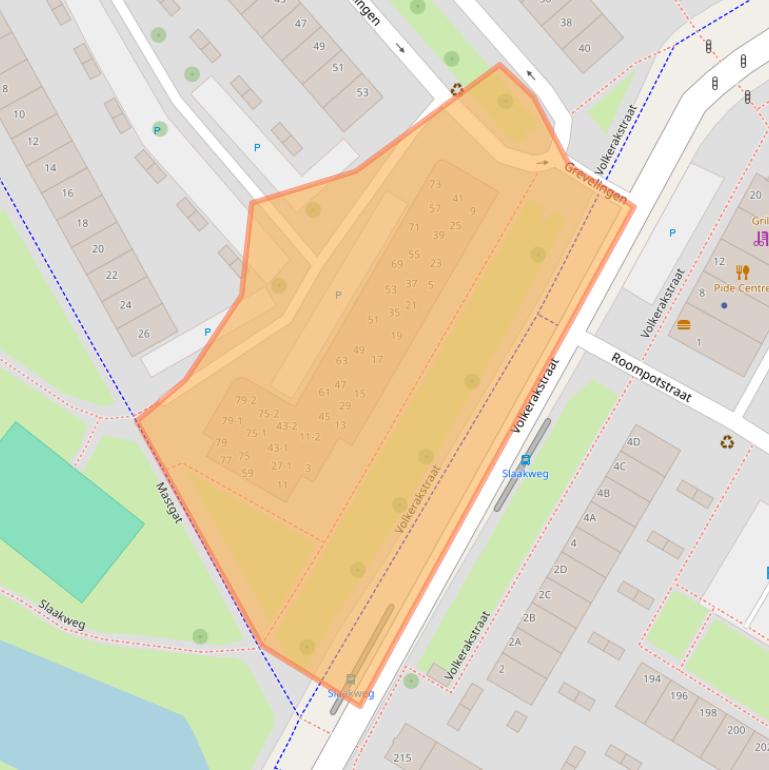 Kaart van postcodegebied 6826GT.