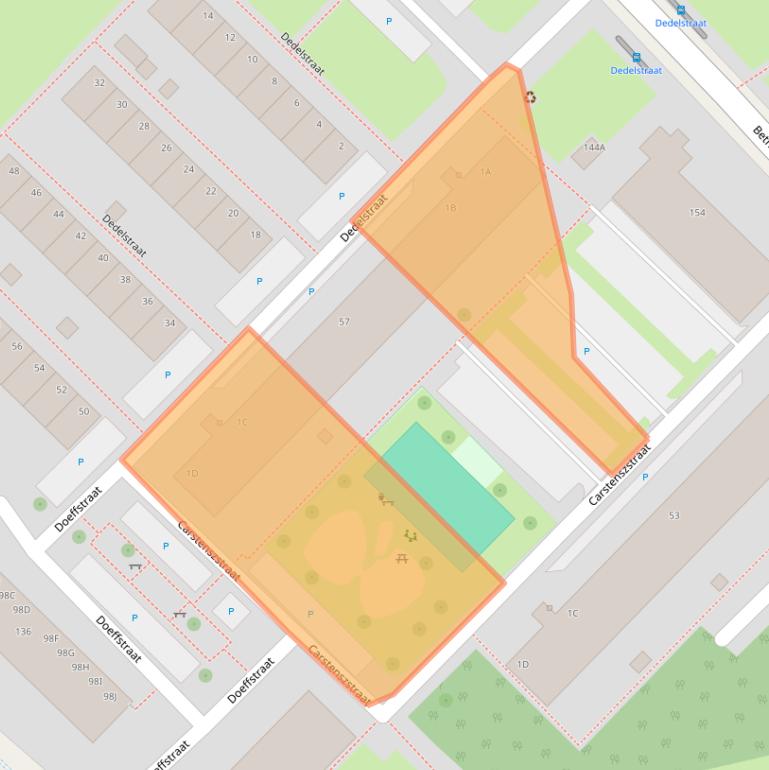 Kaart van postcodegebied 6826JE.