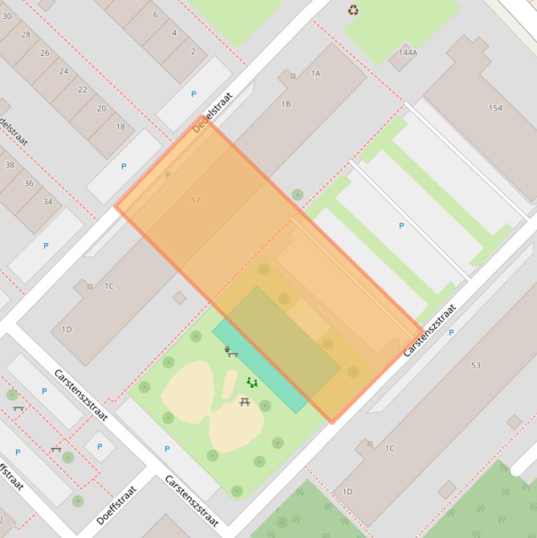 Kaart van postcodegebied 6826JG.