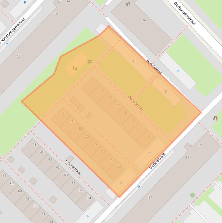 Kaart van postcodegebied 6826JH.