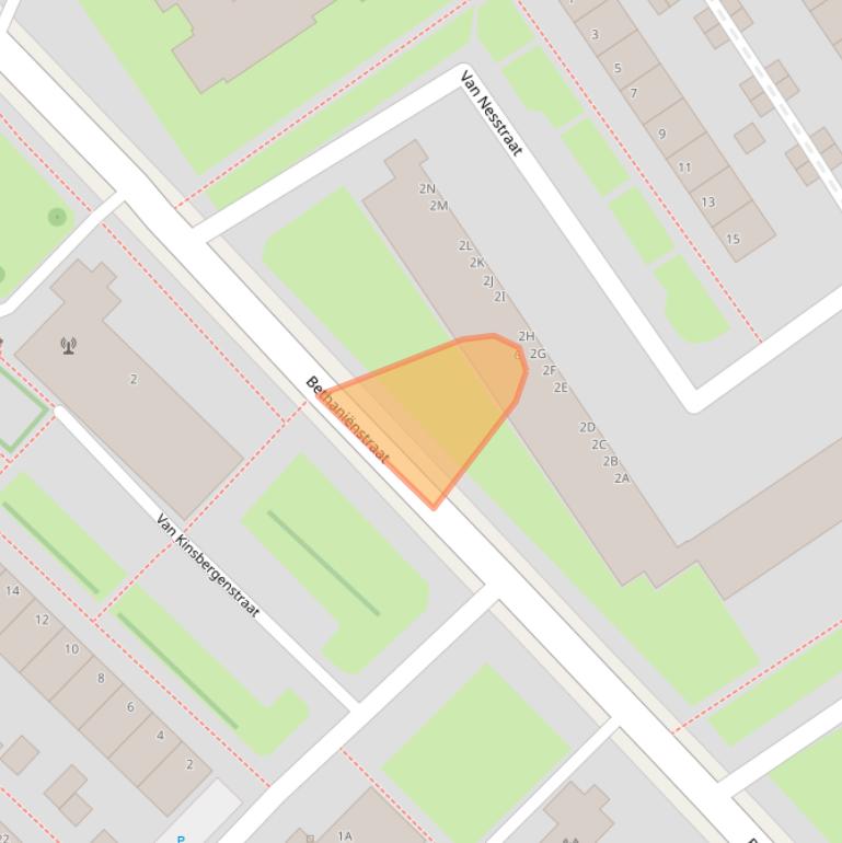 Kaart van postcodegebied 6826JR.