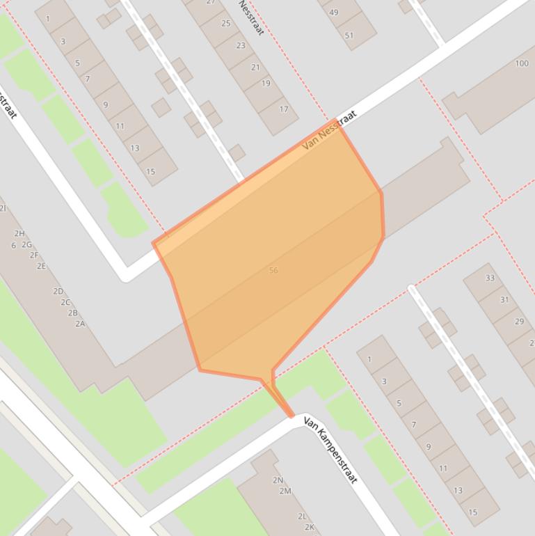 Kaart van postcodegebied 6826JS.