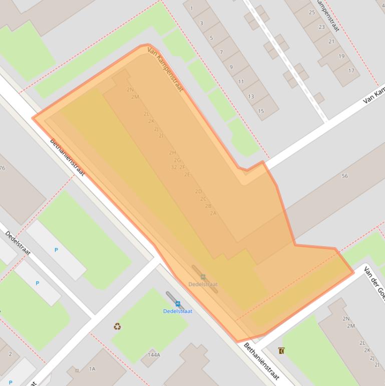 Kaart van postcodegebied 6826KC.